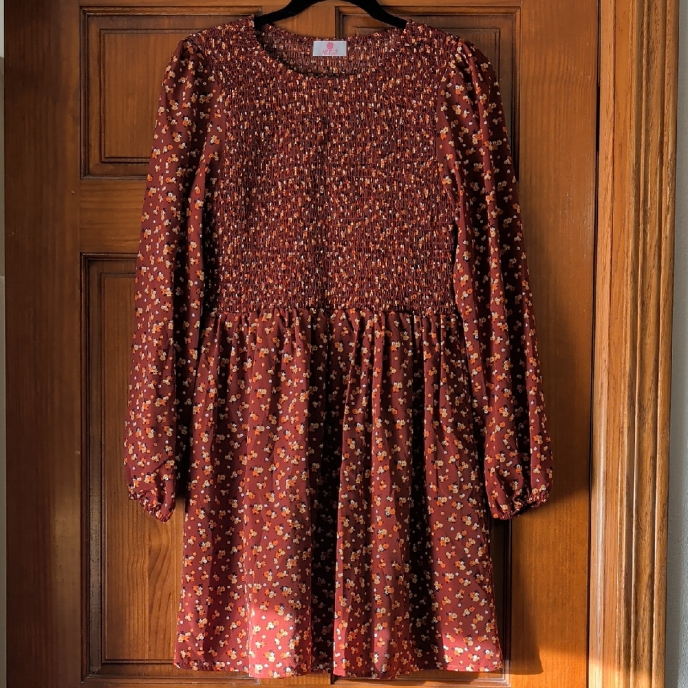 Long Sleeve Floral Dress